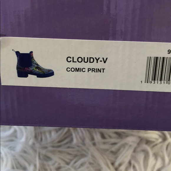 NEW • Jeffrey Campbell • CloudyV Comic Rain Boots - Picture 8 of 8